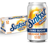 Sunkist Zero Sugar Orange Soda 12-Pack – Fun Gift for the Soda Lover in Your Life