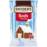 Snyder's of Hanover Pretzel Rods – Wholesome Office Desk Snack, Baked Not Fried 12 oz Bag