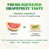 True Citrus Grapefruit Crystal Packets – Mindful Hydration for Dietitians and Intermittent Fasters, 32 Count
