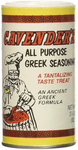 Cavender's Greek Spice Blend for Camping and Picnic Dinners, Easy Sprinkle Top