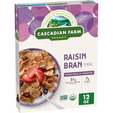 Cascadian Farm Organic Raisin Bran – Regenerative Whole Grain Cereal for a Nourishing Morning Routine