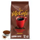 McCafe Premium Roast Medium Roast Ground Coffee as a Holiday Gift for the Everyday Coffee Drinker, 12 oz Bag