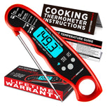 Alpha Grillers Hand-Washable Meat Thermometer – Durable Choice for Al Fresco Dining, Deck Parties, and Park Grilling