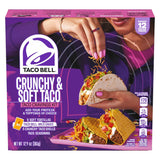 Taco Bell Crunchy & Soft Taco Cravings Kit for Game Day Buffets, Crowd-Friendly Soft and Crunchy Taco Kit in 12.9 oz