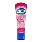 ACT Kids Anticavity Toothpaste – Sweet Bubble Gum Gift Pack for Children's Oral Health, 4.6 oz