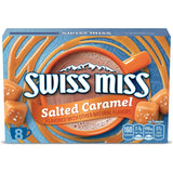 Swiss Miss Salted Caramel Halloween Cocoa – Lightweight Single-Serve Packets for Tailgating and Outdoor Bonfires, 8-Count Box