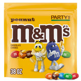 M&M'S Peanut Candy 38-Ounce Bulk Pack – After-School Snack and Birthday Party Favor for Kids