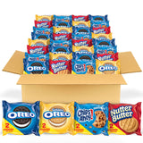 Kids Cookie Snack Variety Pack with OREO, CHIPS AHOY! & Nutter Butter – Pre-Portioned Lunch Box Treats, 56 Packs of 2