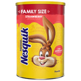 Nesquik Strawberry Powder Drink Mix – Quick Breakfast Drink Mix for Kids' Table and After-School Snacks, 35.5 oz