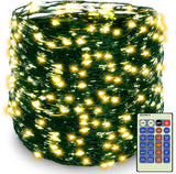 Decute 164ft Starry Lights Simple Setup – Effortless Minimalist Decor for Studio and Reading Corner, 3000K Warm White Dimmable