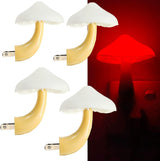 AUSAYE Mushroom Shaped Plug in Lamp – Kitchen and Bedroom Mood Lighting with Color Changing Mode
