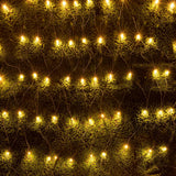 AWQ Fire Risk Free Net String Lights 200 LED IP44 for Indoor Sleep Friendly, Apartment and Childcare Center Decor