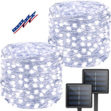 LuminaGlow Solar LED String Lights – Wedding Registry and Bridal Shower Gift, Arch and Tent Lighting