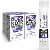Pure Kick Hydration Singles To Go Drink Mix – Wellness Pantry Staple for Low-Carb and Diabetic Friendly Hydration, 72 Packets