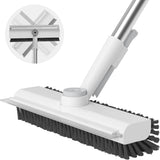 [Brand] Single-Tool Floor Cleaner with Brush, Scraper, and Squeegee – Minimalist Storage Solution for Small Spaces