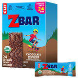 Zbar Chocolate Brownie Organic Snack Bars — Healthy Back-to-School Gift for Classmates and Teachers, Non-GMO 24 Pack