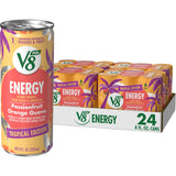 V8 +Energy Travel Energy Drink – Road Trip Driver Alertness with Tea Caffeine, 80mg per Can, Variety Pack of 12 for the Open Road