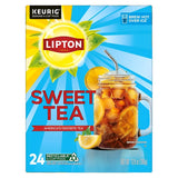 Lipton Sweet Tea Keurig Pods – Easy Entertaining Drink for Guests on the Porch, Pre-Sweetened Iced Tea Pods 24-Count