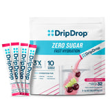 DripDrop Zero Lemon Lime Hydration Packets – Self-Care Electrolyte Drink Mix for Mindful Recovery