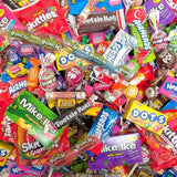 Name Brand Candy Assortment - 8 lb No Filler Bulk Bag for Halloween Trick or Treating, Parade Candy Toss and Community Event Treats