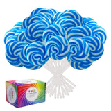 Rainbow Twisty & Swirl Lollipops 32pk – Decorative Unicorn Swirl Lollipops for Dessert Table Centerpieces