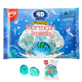 Amos 4D Mermaid Seashell Candy – Gluten-Free Raspberry Filled Gummies Party Favor Gift Set for Tween Girls