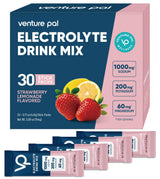 Venture Pal High Sodium Electrolyte Powder – Desk Friendly Hydration for Focused Workdays and Long Shifts, 30 Stick