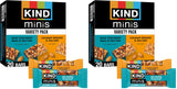 KIND Mini Bars – Practical Holiday Gift for the Snacker in Your Life, Kosher Almond Variety 20 Count