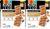 KIND ZERO Sugar Bars – Travel Carry-On Snack for Flight and Road Trips, Gluten Free 5ct