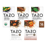 TAZO Organic Chai Black Tea Bags – Hostess Gift for Chai Explorers, Assorted Black Tea Sampler Pack