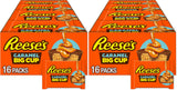 REESE'S Big Cup Caramel Milk Chocolate Peanut Butter Cups – 16-Count Individually Wrapped Snacks for Classroom Parties and Lunches