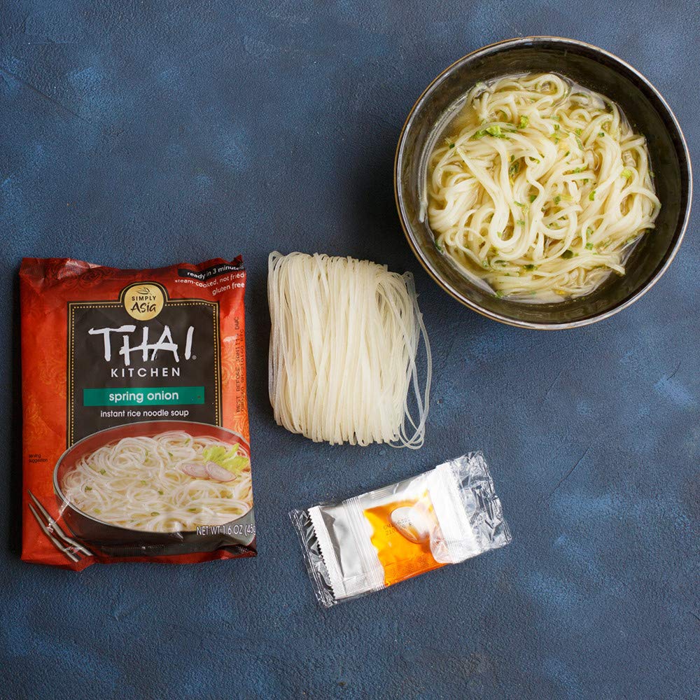 Thai Kitchen Gluten Free Spring Onion Rice Noodle Soup – Clean Ingredient Pantry Staple for Intentional Kitchens