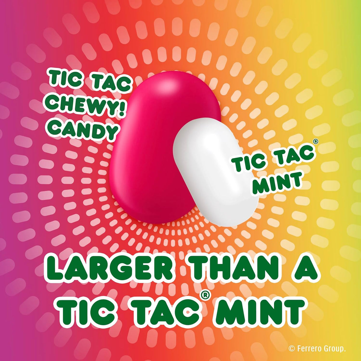 Tic Tac Chewy Fruit Adventure Candy – Clean-Label Pantry Snack, Non-GMO & Gluten-Free Fruity Chews, 3.4 oz