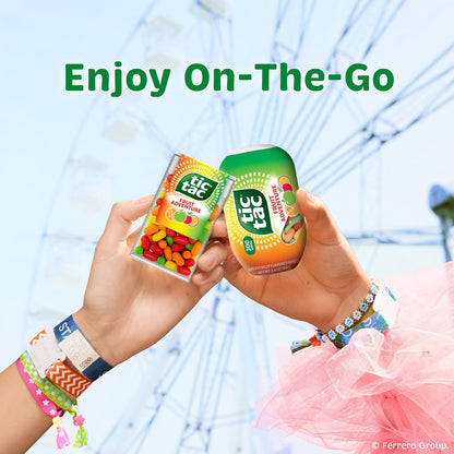 Tic Tac Fruit Adventure Mints – Portable Breath Freshener for Tailgate and Game Day, 4-Pack