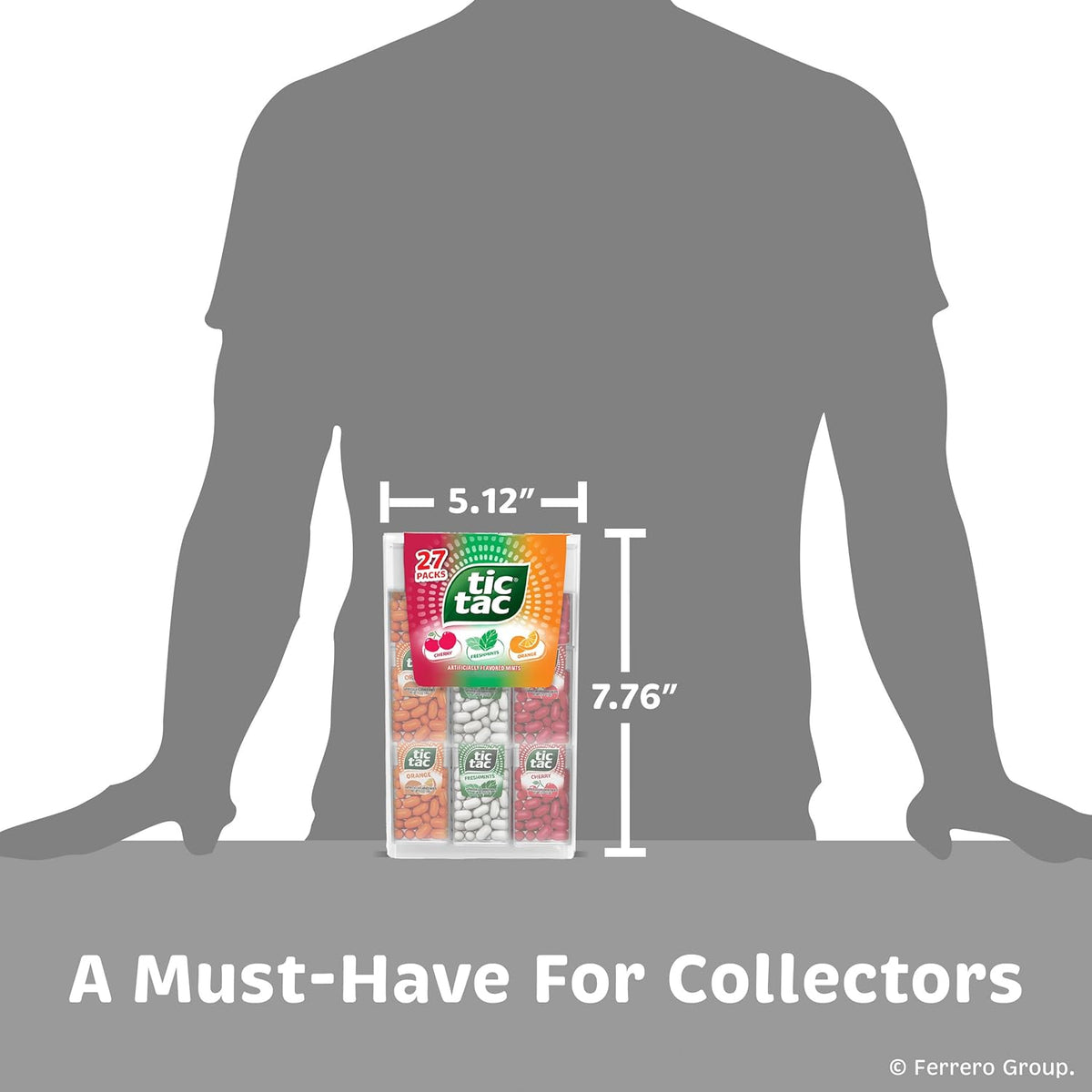 Tic Tac Variety Pack Mega Box – Housewarming Gift for Coworkers, Assorted Cherry Freshmint and Orange Mints