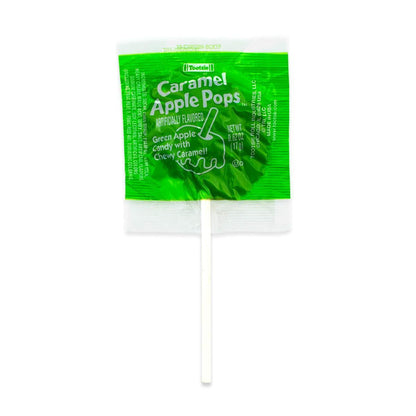 Tootsie Roll Apple Caramel Lollipops – Slow-Dissolve Focus Sweet for Home Office Cravings, Individually Wrapped 48