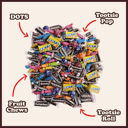 Tootsie Roll Child's Play Halloween & Birthday Candy 5lb – Resealable Bulk Bag for Playroom and Classroom