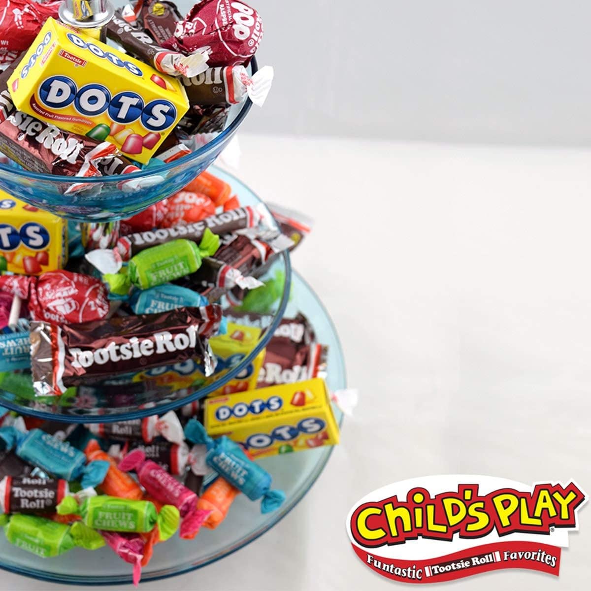Tootsie Roll Child's Play Halloween & Birthday Candy 5lb – Resealable Bulk Bag for Playroom and Classroom