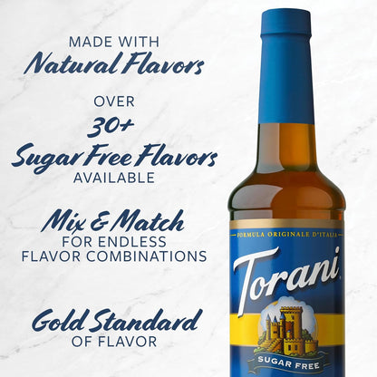 Torani Sugar Free Syrup Vanilla – Wind-Down Dessert Flavor for Low-Carb Evening Treats