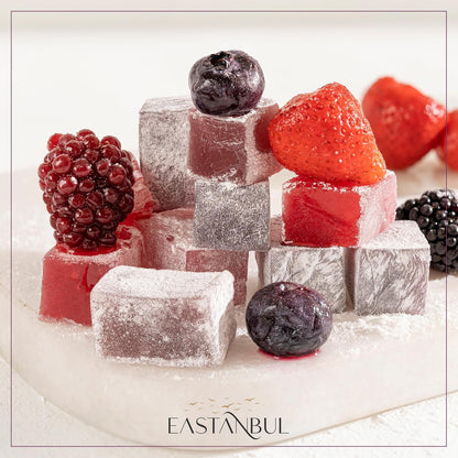 traditional two-person starch-stirring method for consistent, crystal-free lokum texture