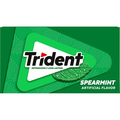 Trident Spearmint Sugar-Free Gum – Class Reward and Teacher Prize for Classroom Goodie Bag Prep