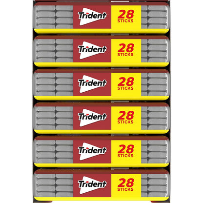 Trident Spearmint Xylitol Gum – Locker and Bookbag Pack for After-School Activities and Sports