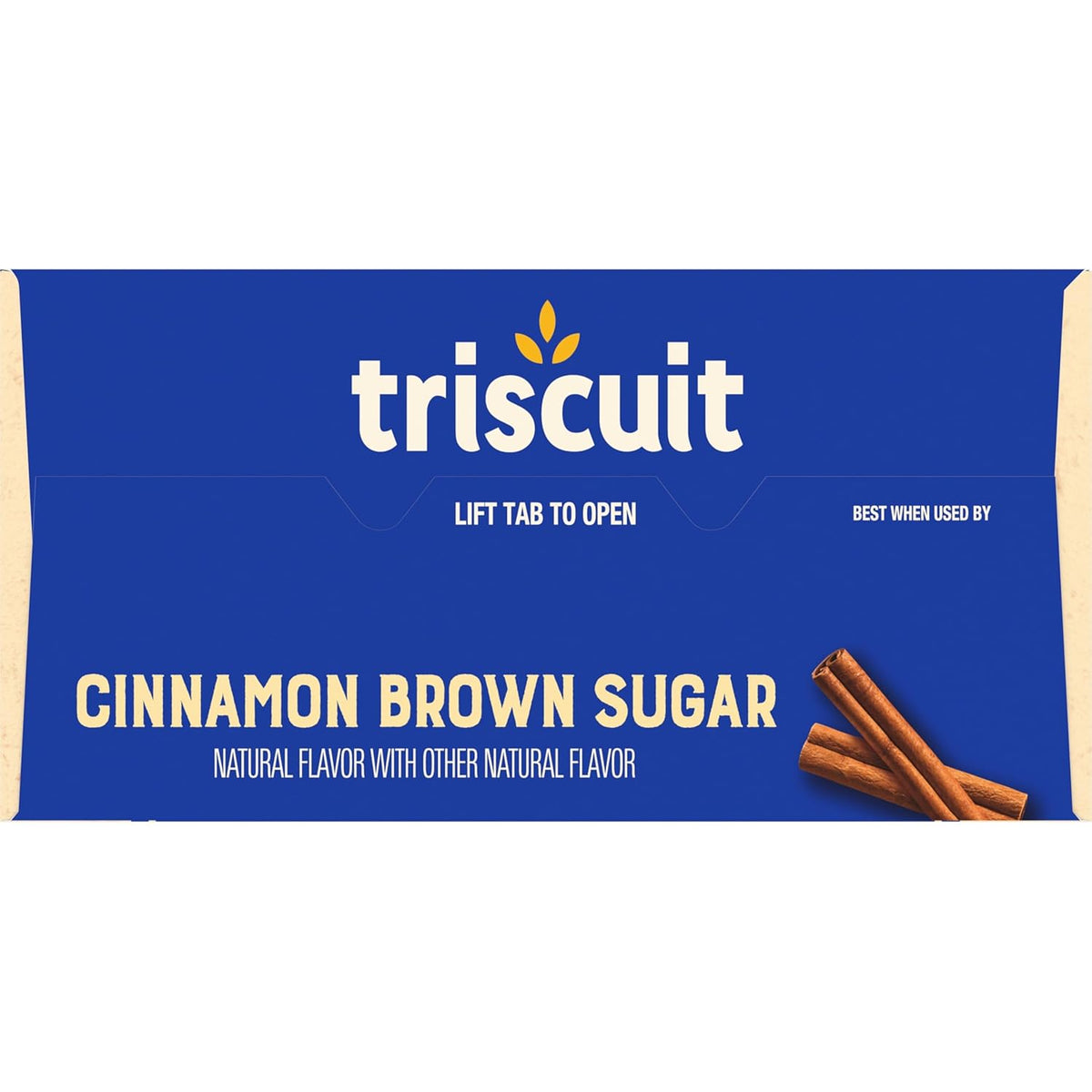 Triscuit Cinnamon Brown Sugar Whole Grain Wheat Crackers, Conference Table Snack for Workplace Meetings