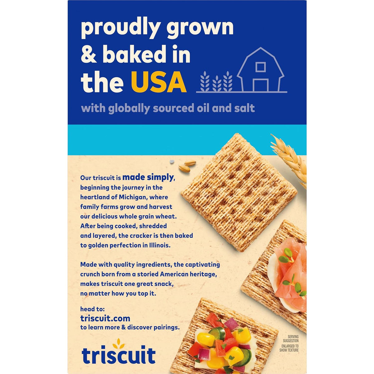 Triscuit Hint of Sea Salt Whole Grain Crackers – Three-Ingredient Cracker for the Uncluttered Pantry