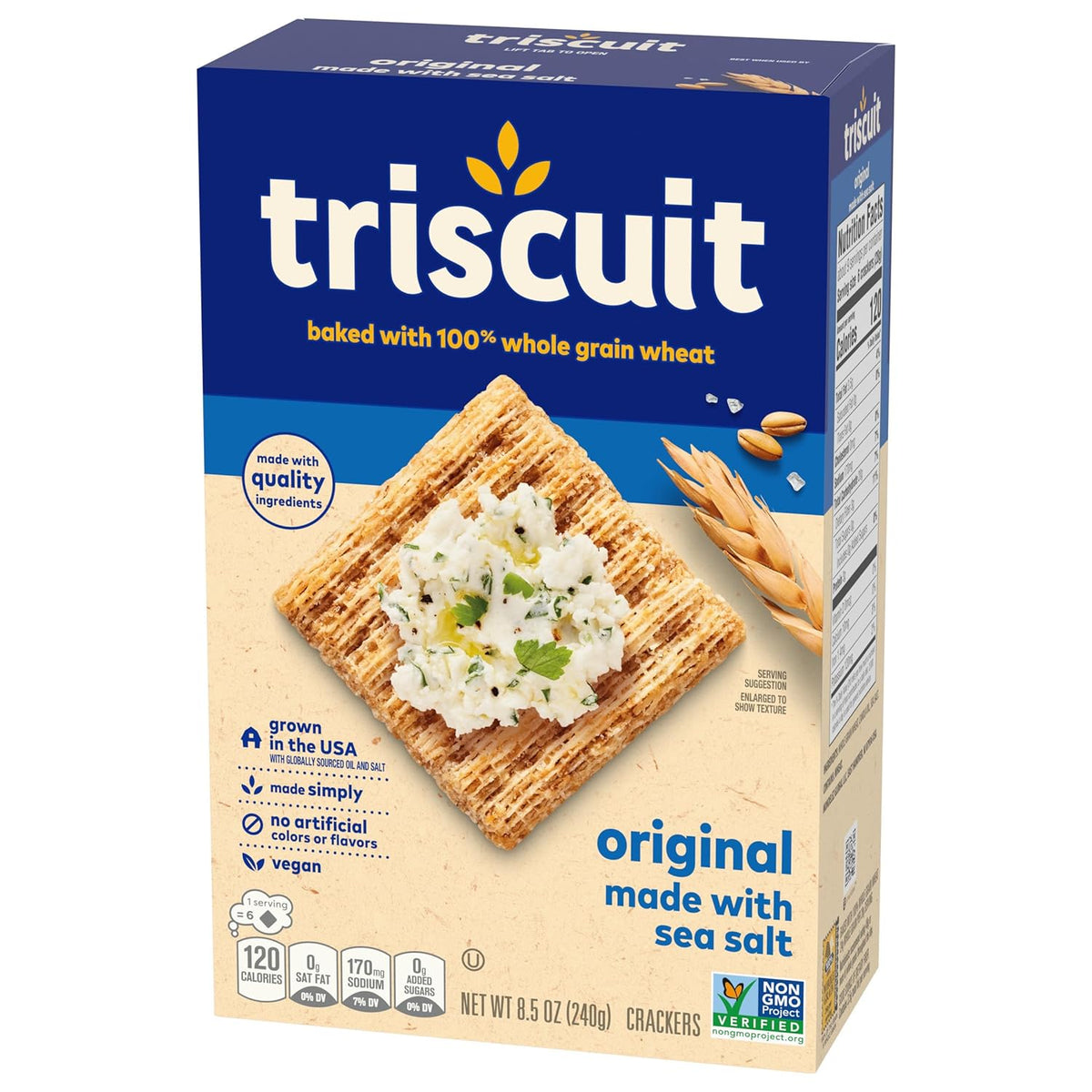 Triscuit Original Whole Grain Wheat Crackers – Three-Ingredient Pantry Staple for Intentional Minimalist Kitchens
