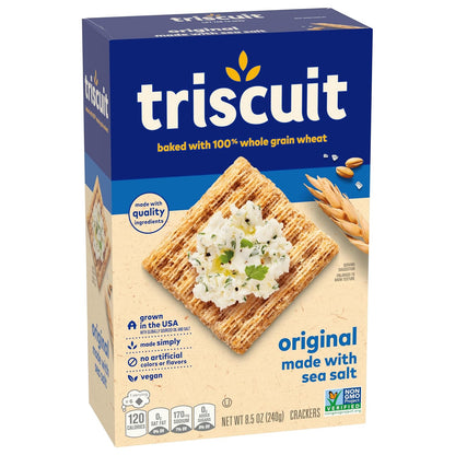 Triscuit Original Whole Grain Wheat Crackers – Three-Ingredient Pantry Staple for Intentional Minimalist Kitchens