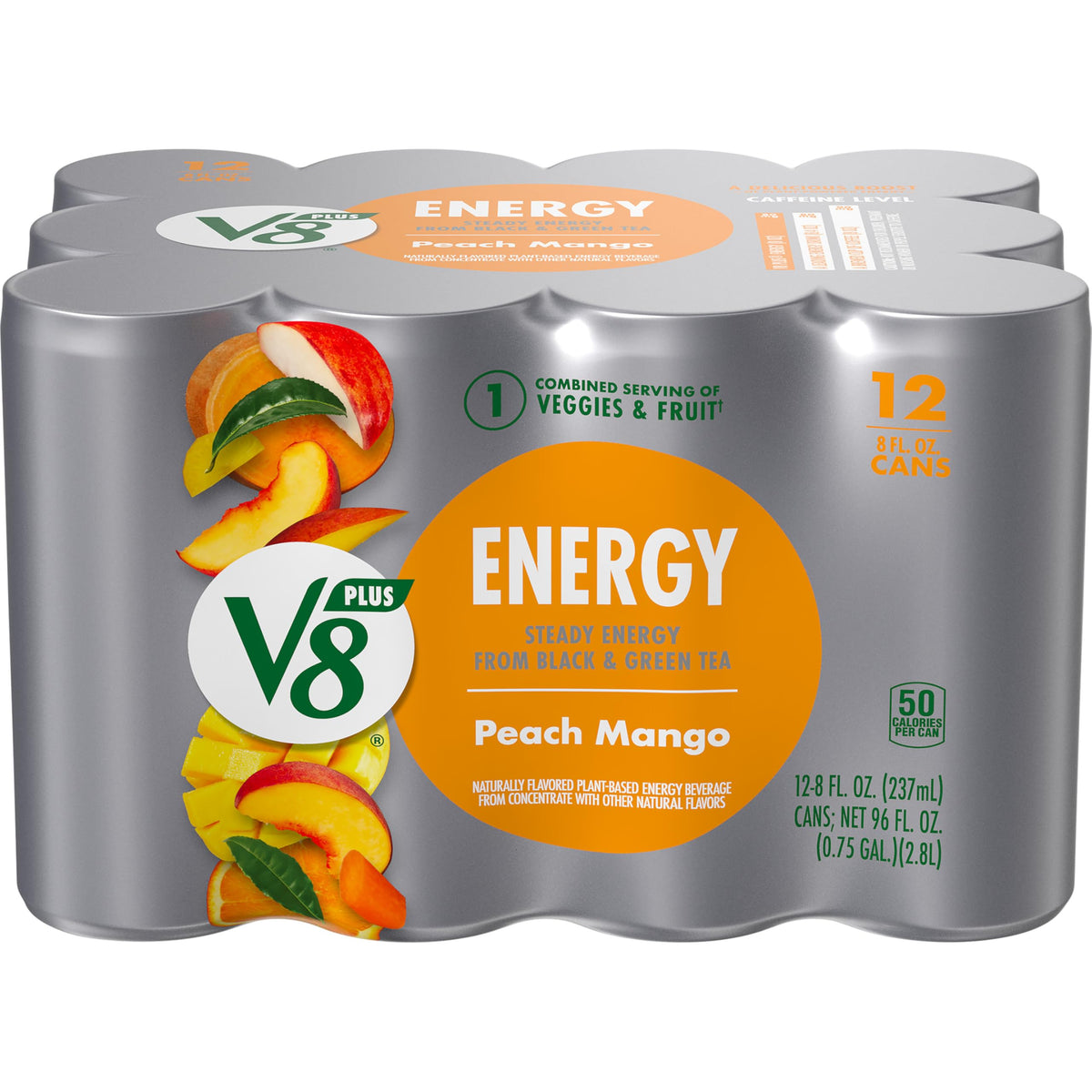 V8 +Energy Sparkling Black Cherry – On-the-Go Sparkling Energy for Post-Workout Recovery