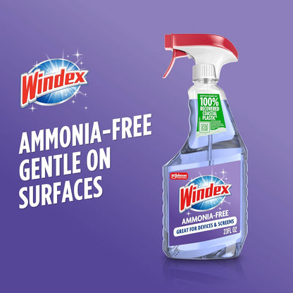 Windex Crystal Rain Glass Spray 23 Fl Oz – Brighten Natural Light in Scandinavian, Farmhouse, and Minimal Spaces