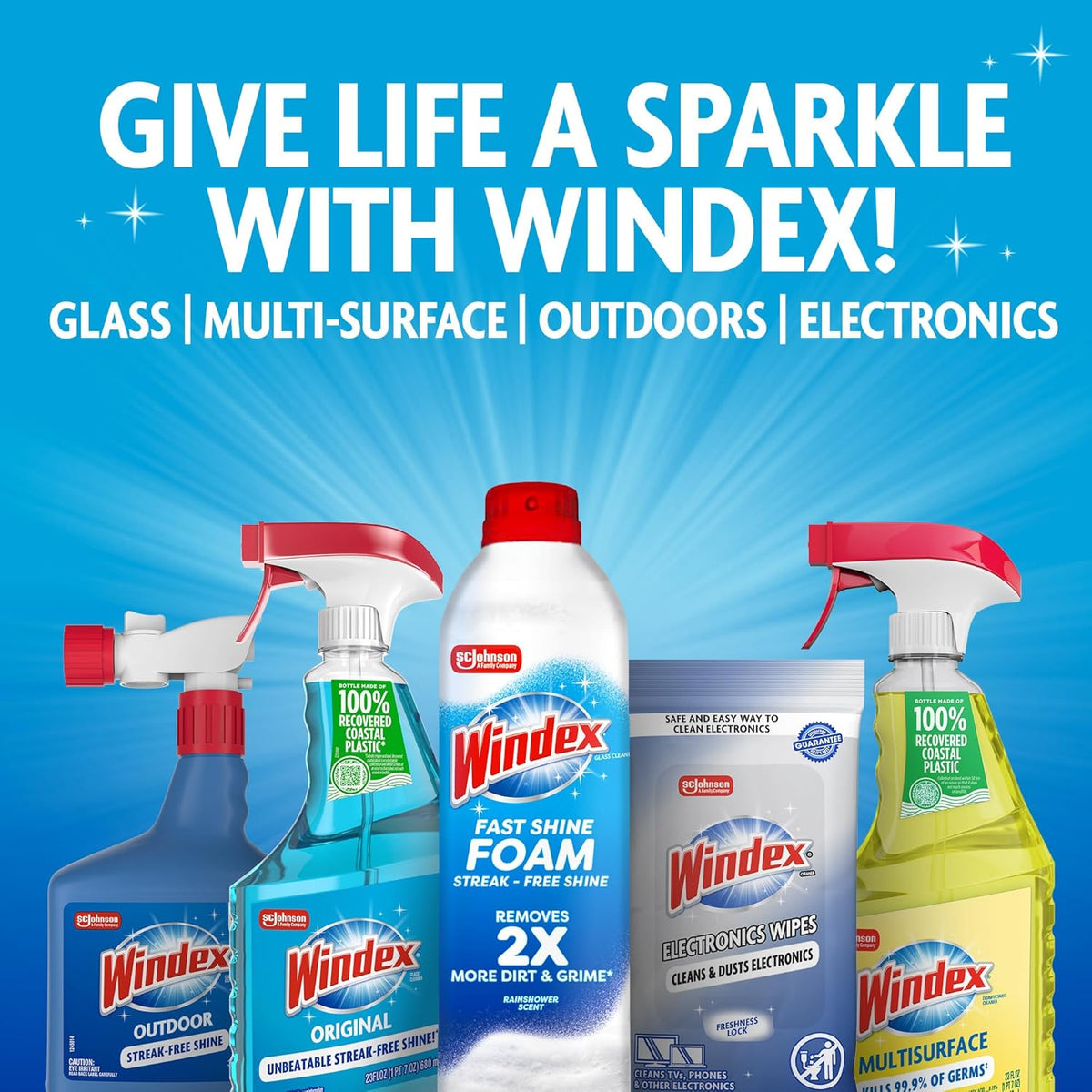 Windex Electronic Cleaning Wipes – Effortless Screen Refresh, Streamlined Pouch for Uncluttered Spaces