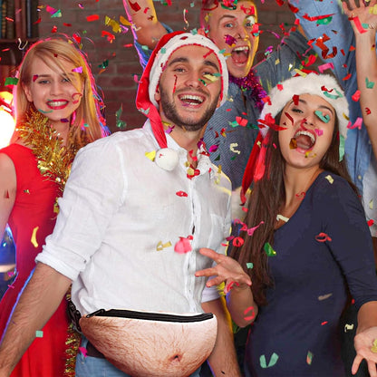 Wisedom PU Fanny Pack – Spill-Proof White Elephant Gift for Outdoor Holiday Gift Exchanges